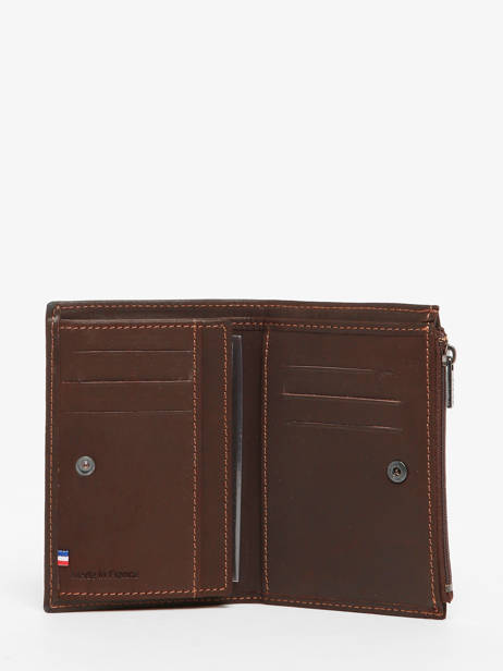 Portefeuille Met Portemonnee Oil Leder Etrier Bruin oil EOIL619 ander zicht 1